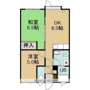 コーポ渋谷Ⅱ【2階】の間取り